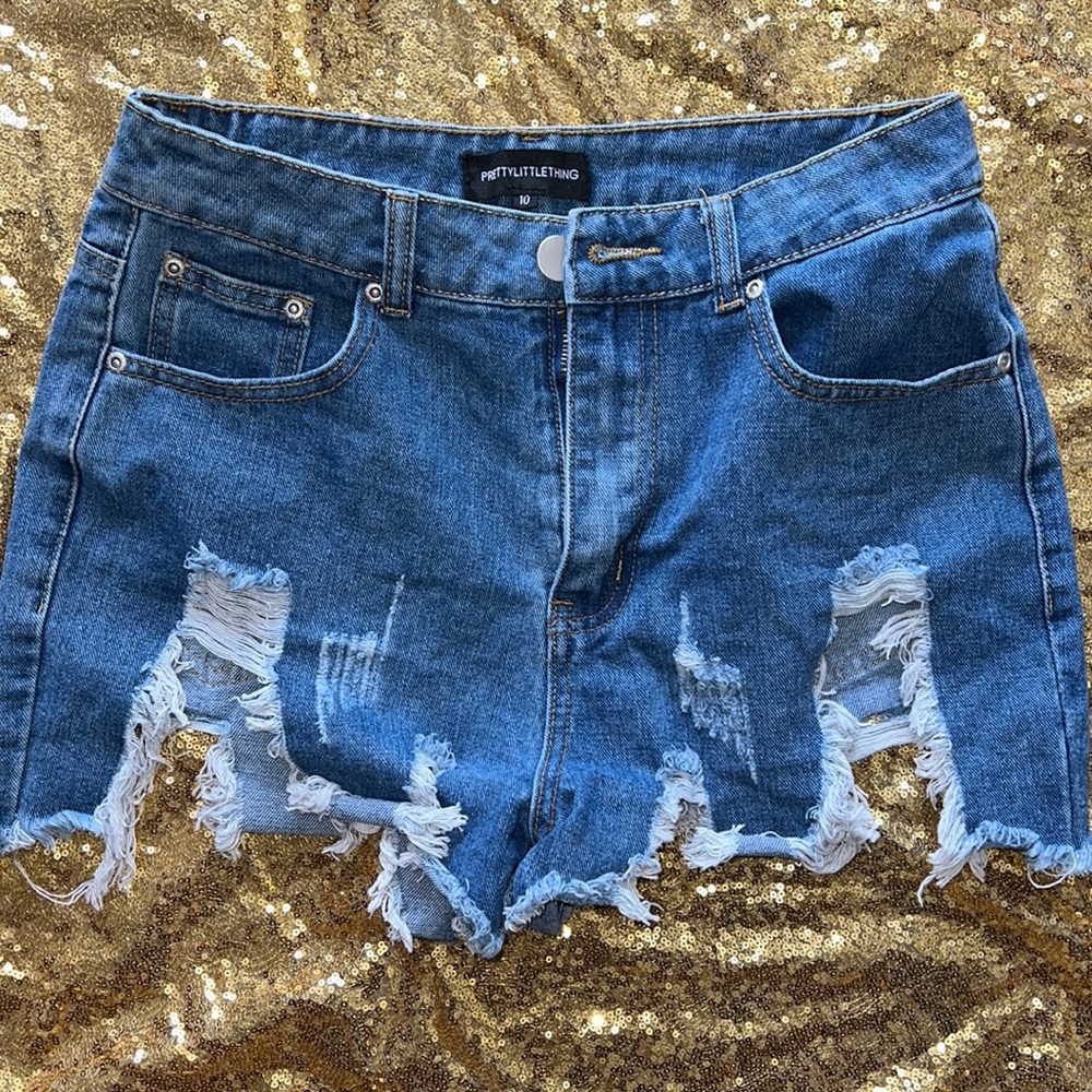 Denim shorts
